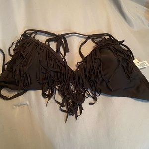 Fringe bikini top
